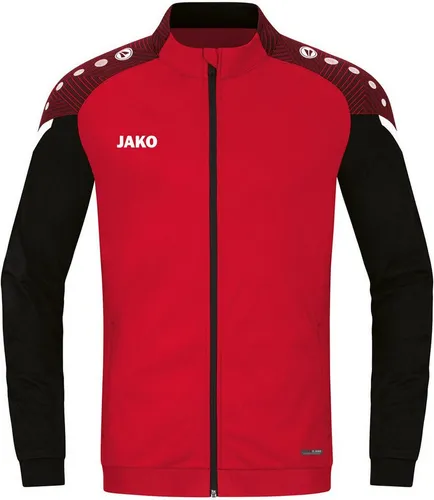 JAKO Herren Polyesterjacke Performance, Rot/Schwarz, M von JAKO