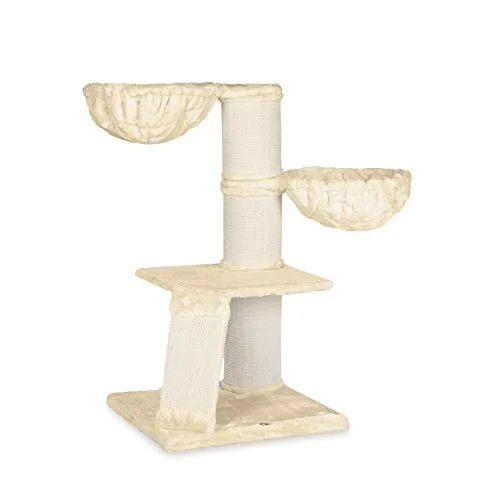 CanadianCat Company Kratzbaum Regina - Stabiler XXL Kratzbaum für große Katzen - Aktivitätskratzbäume mit extra starkem 680g Plüsch und Ø 20cm Sisalstamm. Ideal für große Katzen wie Maine Coons, extrem stabil und langlebig.