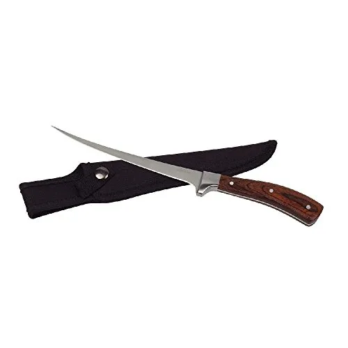 Haller Filetiermesser mit Holzgriff aus Pakkaholz