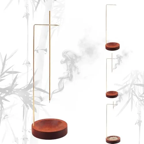 Räucherstäbchen Halter Holz 3 Stück, Incense Holder Moderner Stil für Innendekoration, Räucherschale Ascheauffangbehälter für Meditation, Yoga, Entspannung