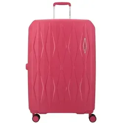 Gabol Infinity 4 Rollen Trolley L 75 cm - Pink - Trolley mit Dehnfalte für zusätzlichen Stauraum, ideal für Reisen und mit 4 beweglichen Rollen für hohen Komfort.