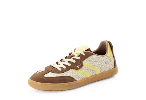 Tamaris Damen Sneaker Low, braun, 41 EU - Stylische Damen Sneaker mit herausnehmbarem Fußbett für individuellen Komfort. Flexible Textilfütterung und 2 cm Sohlenhöhe sorgen für Leichtigkeit im Alltag. Ideal für jeden Anlass – kombiniere sie nach Lust und Laune!