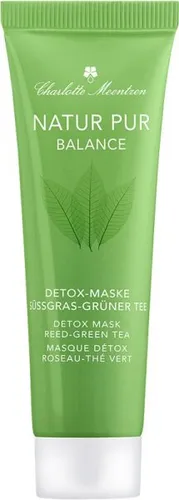 Charlotte Meentzen Natur Pur Balance Detox-Maske Süßgras-Grüner Tee 30 ml Gesichtsmaske
