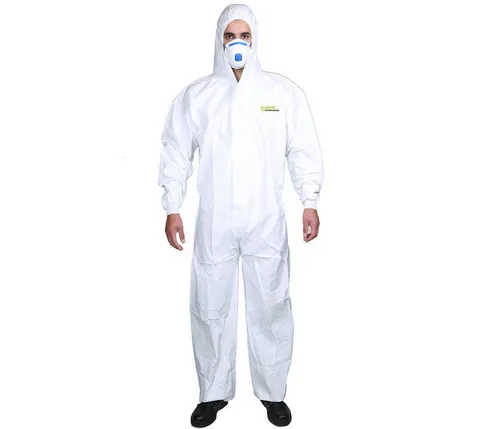 made2trade Overall Einweg Overall Schutz Anzug mit Kapuze - Kategorie 3 Typ 5 & 6