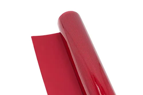 STAR Geschenkpapier gestreift 70cm x 2m Rolle beidseitig glänzend matt Packpapier Bastelpapier rot bordeaux