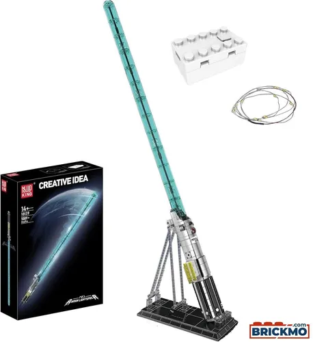 Mould King Guardian Blade 10139 - Konstruktionsspielzeug Komplette Sets & Packs - Erlebe das galaktische Abenteuer mit diesem 1089-teiligen Laserschwert-Set, das mit LED-Leuchtsystem und detailreichem Griff begeistert.