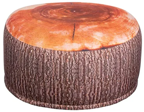 Brandsseller Outdoor Pouf Sitzhocker Sitzsack für drinnen und draußen aufblasbar