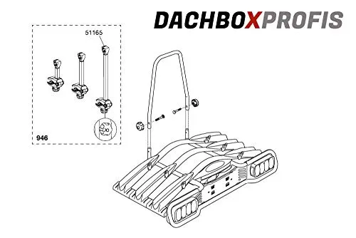 Thule BRAZO Largo THULE EUROWAY 945/947 A BICI
