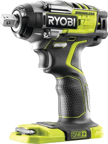 RYOBI 18 V ONE+ Brushless Akku-Schlagschrauber R18IW7-0 - Akkuschrauber mit bürstenlosem Motor für hohe Leistung und Langlebigkeit. Ideal für präzises Arbeiten mit einem maximalen Drehmoment von 7 Nm.