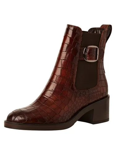 Tamaris TOUCH-IT aus Leder Blockabsatz 1-25307-45 Chelseaboots TOUCH-IT