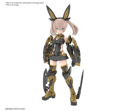 Bandai Modellbausatz 30 Minutes Sisters SIS-Tc20g TUKIRNA DIEARTH - Modellbausatz für eine Schwesternfigur mit drei Gesichtsausdrücken und wandelbaren Rüstungsteilen. Ideal für kreative Bastler und Sammler!