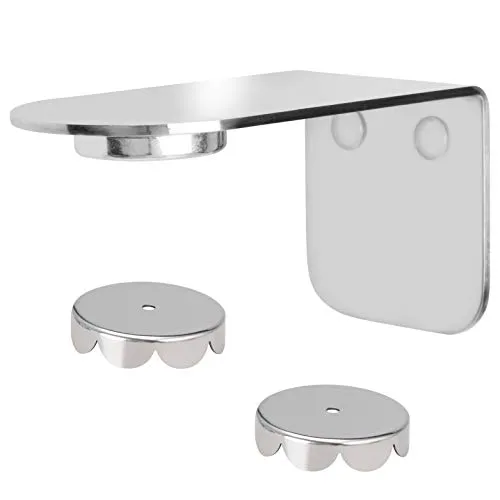 bremermann Magnet-Seifenhalter PUREZZA - Edelstahl Hochglanz - Seifenschalen mit innovativem Magnet-System für freihängende Seife, die an der Luft trocknet und länger hält. Ideal für Bad oder Küche, einfache Montage durch Kleben oder Bohren.