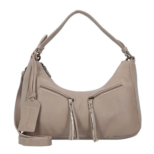 Cowboysbag Cortez Schultertasche aus Leder 31.5 cm - Hochwertige Handtasche aus robustem Leder mit praktischem Reißverschluss und verstellbarem Umhängeriemen – ideal für stilbewusste Damen.