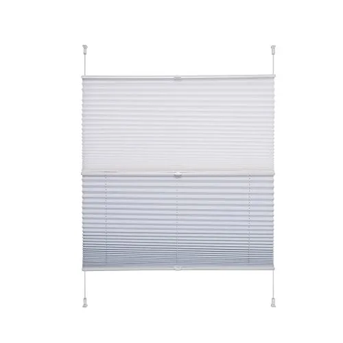 Liedeco Plissee Day & Night - Klemmfix ohne Bohren - Sonnenschutz-Plissees mit Tag- und Nachteffekt, ideal für flexiblen Sichtschutz und natürliche Lichtregulierung, einfach zu montieren ohne Bohren.
