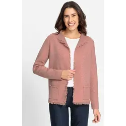 Witt Strickjacke Strickjacke Langarm Milano-Ripp rosa 52