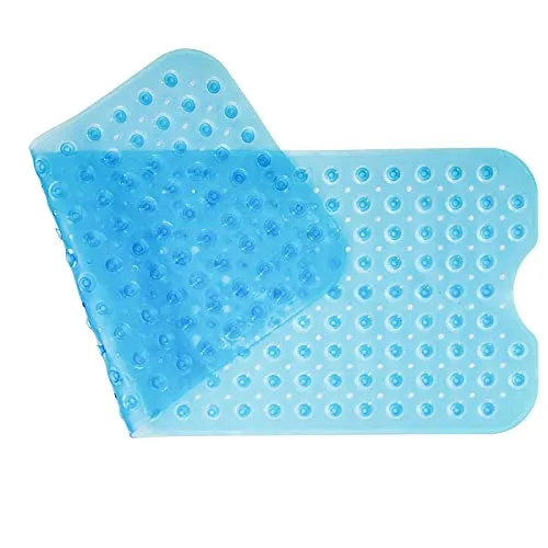 cm Badematte Rutschschutz, Badezimmer Badewanne Matten für Wanne, Maschinenwaschbare Duschmatte für Kinder und Ältere (Blau) 100 x 40