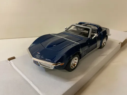 Chevrolet Corvette Stingray 1970, Maisto Modell Modellauto 1:24 blau