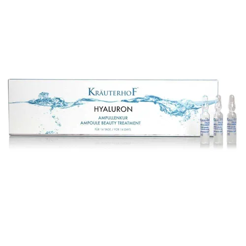 Kräuterhof® Hyaluron Ampullenkur, hochkonzentriert, Anti Aging, 14 x 2ml