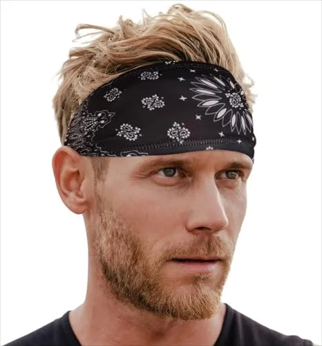 Tough Headwear Sport Stirnband Herren - Haarband Herren Damen - Stirnband Sport - Schweißband Stirn Laufen - Sportstirnband Kopfband - Headband