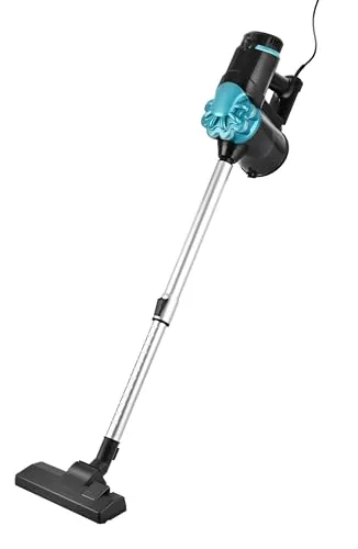 Kalorik TKG HVC 1002 2in1 Hand-Stielstaubsauger - Bodenstaubsauger mit 0,8 L Staubbehälter und 600W Saugkraft, beutellos und mit antibakteriellem HEPA-Filter für saubere Luft.