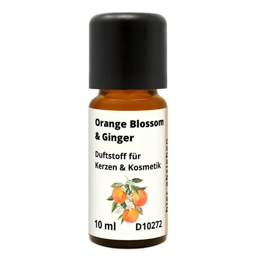 Duftstoff Orange Blossom & Ginger 10 ml Duftöl für Kerzen, Seifen und Kosmetik