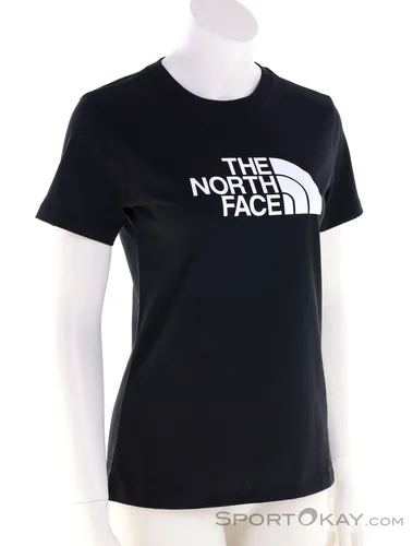 THE NORTH FACE Damen Shirt W EVOLUTION HALF DOME SLIM SHORT SLEEVE - Schlichtes und bequemes Damen T-Shirt aus atmungsaktiver Polybaumwolle, perfekt für den Alltag. Teil der Circular Design-Initiative für nachhaltige Mode.