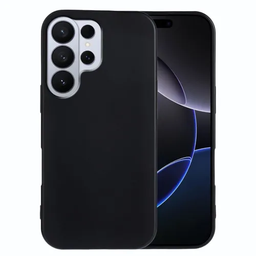 Handy Hülle für Samsung Galaxy S26 Ultra Silikon TPU Slim Dünn Stoßfest Schwarz