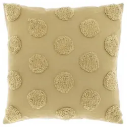 Boho Deko Kissen Couchkissen Giel Sandfarbe 45cm