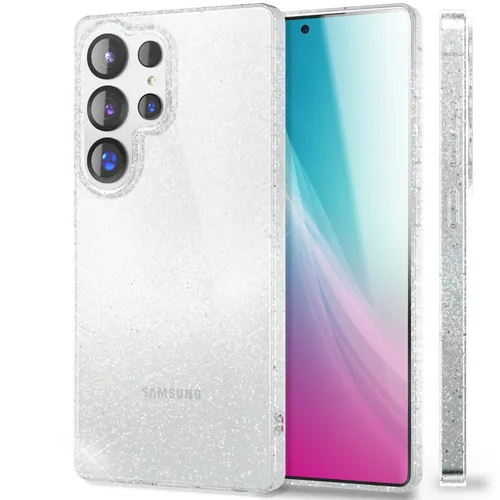 Glitzer Hülle für Samsung Galaxy S25 Ultra - Transparent Bling Handy Schutz Case