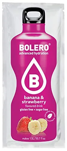 Bolero Classic Banana & Strawberry Ohne Pfand, 12 Stück von Bolero