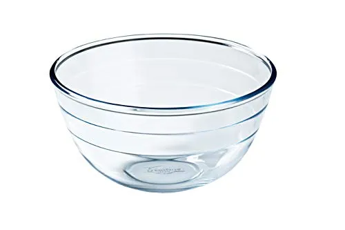 Arcuisine Borosilicate Glass Mixing bowl (9.5-Inch 101 oz.) by International Cookware