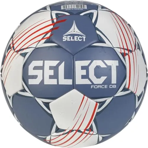 SELECT Force DB v24 Handball - Neuartiger Wettspielball, EHF-APPROVED mit optimaler Griffigkeit und extrem weichem Ballkontakt dank 3+3-mm-Kaschierung. Ideal ausbalanciert für höchste Spielansprüche.