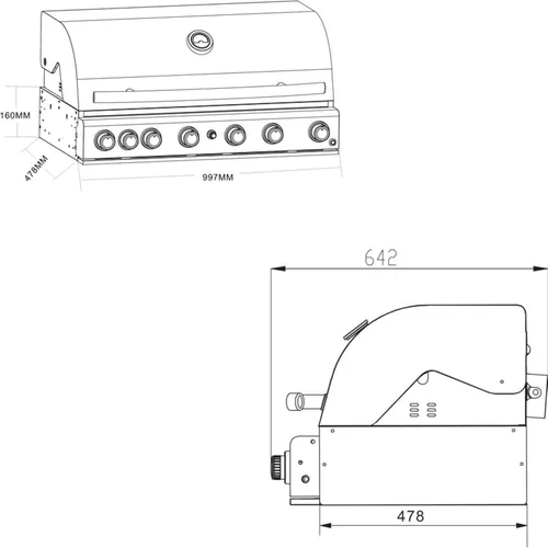 ALLGRILL TOP-LINE CHEF XL von ALL’GRILL