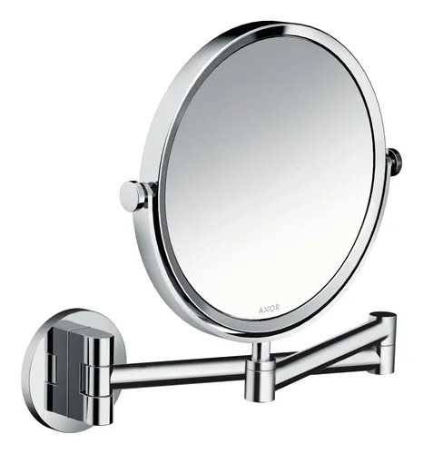 Axor Universal Circular Rasierspiegel - Chrom - 42849000 - Spiegel & Spiegelschränke, hochwertiger runder Rasierspiegel mit verstellbarem Arm für optimale Flexibilität und Komfort beim Rasieren.