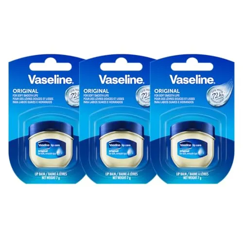 Vaseline Lip Therapy 7G Das Original | Pflegender Lippenbalsam für optimale Feuchtigkeit | 3er Pack