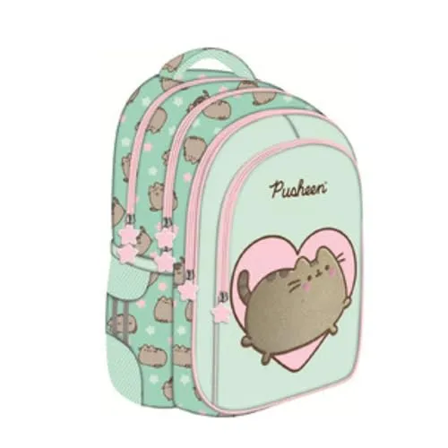 Pusheen Mint Schulrucksack St.Majewski - Stylischer Schulranzen mit Pusheen-Motiv, ideal für Schule und Freizeit, mit ergonomischem Design für optimalen Tragekomfort.