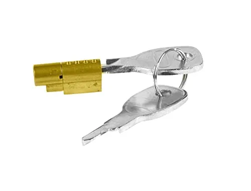 Timtina Steckschloss für eine Kupplungsklaue inkl. 2 Schlüssel