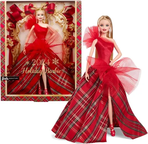 Barbie Barbie Signature Holiday (HRM61) - Exklusive Festtags-Puppe, ideal für Sammler und Barbie-Fans