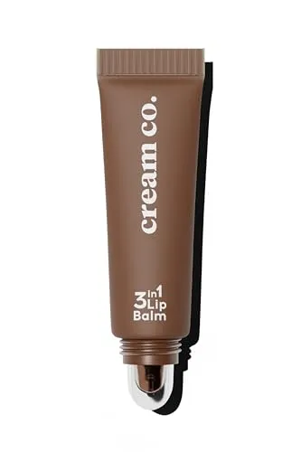 cream co. 3in1 Lip Balm – Pflegender Lippenbalsam mit Gloss-Effekt und Tint, Lippenpflege & Lippenpflegestift in Einem | Mokka - Mokka