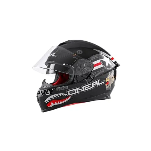 O'NEAL Challenger Helmet Wingman - Enduro Adventure Street Helm für Erwachsene - Integralhelm mit ABS-Schale für optimale Sicherheit, integrierte Sonnenblende und hervorragende Belüftung. Ideal für Enduro- und Street-Fahrer.