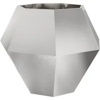 vidaXL Pflanzkübel aus Edelstahl 100 x 100 x 80 cm - Robuster Pflanzkübel aus hochwertigem Edelstahl, ideal für Gärten und Terrassen. Mit seinem eleganten Design bietet er nicht nur Platz für Pflanzen, sondern wertet auch jeden Außenbereich stilvoll auf.