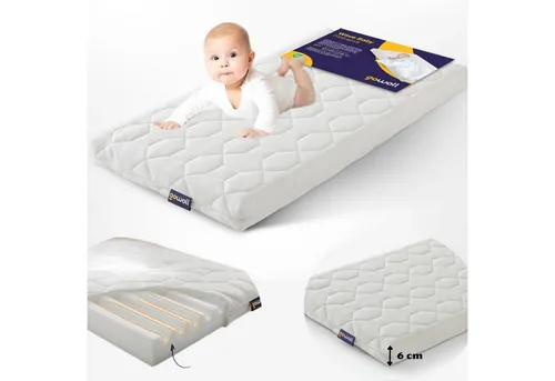 gowoll Baby Matratze 70x140 cm - Sicherer Schlaf für Ihr Baby - Matratzen für Babybetten mit Anti-Erstickungskanal und hervorragender Luftzirkulation für ein sicheres Schlafumfeld. Hygienischer, waschbarer Bezug für Allergiker geeignet.
