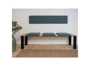 Lycce XXL Wandkissen mit Montage-Set - Kissen für Bank oder Bett, hochwertiges Kunstleder, weich gepolstert, hohe Verarbeitungsqualität - made in Germany, inkl. Montage-Set