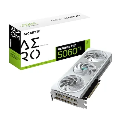 GIGABYTE GeForce RTX 5060 Ti AERO OC 16GD Grafikkarte von GIGABYTE