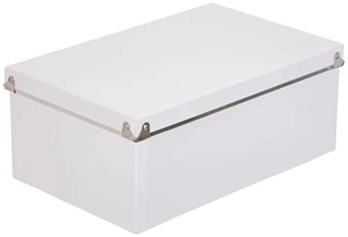 Zeller Present Aufbewahrungsbox (5-tlg) - 5-teiliges Set aus stabiler Pappe in elegantem Weiß, ideal zur ordentlichen Aufbewahrung von Kleinigkeiten und zur Schaffung von Ordnung in jedem Raum.