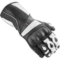 Bogotto Sprint perforierte Motorradhandschuhe, schwarz-weiss, Größe 2XL für Männer