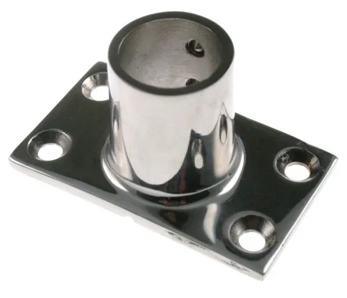 Relingsbeschlag Relingfuß Edelstahl A4 90° 22mm Rohr ARBO-INOX