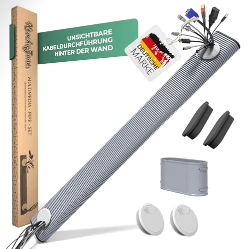 Unterputz Kabelkanal für unsichtbare TV Kabeldurchführung