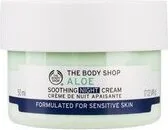 The Body Shop Aloe Soothing Night Cream Beruhigende Nachtcreme für empfindliche Haut 50 ml
