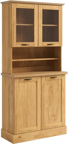 Home affaire Küchenbuffet Teramo 86/181 cm mit Metallgriffen
